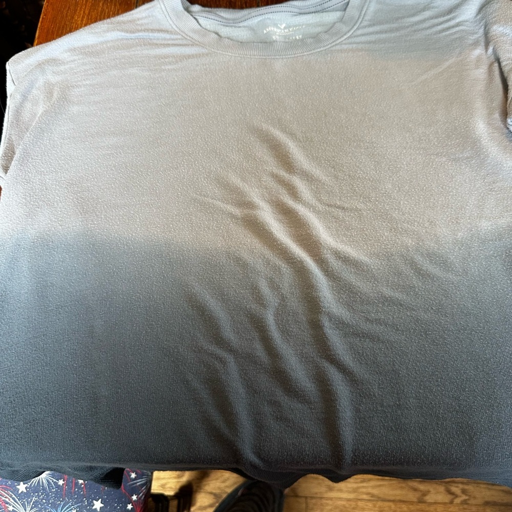 American Eagle Outfitters Soft blue ombré sweater